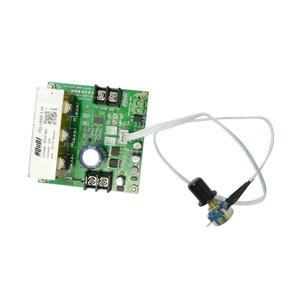 DC12-60V wide voltage PWM DC brush motor speed controller with MACH3 control