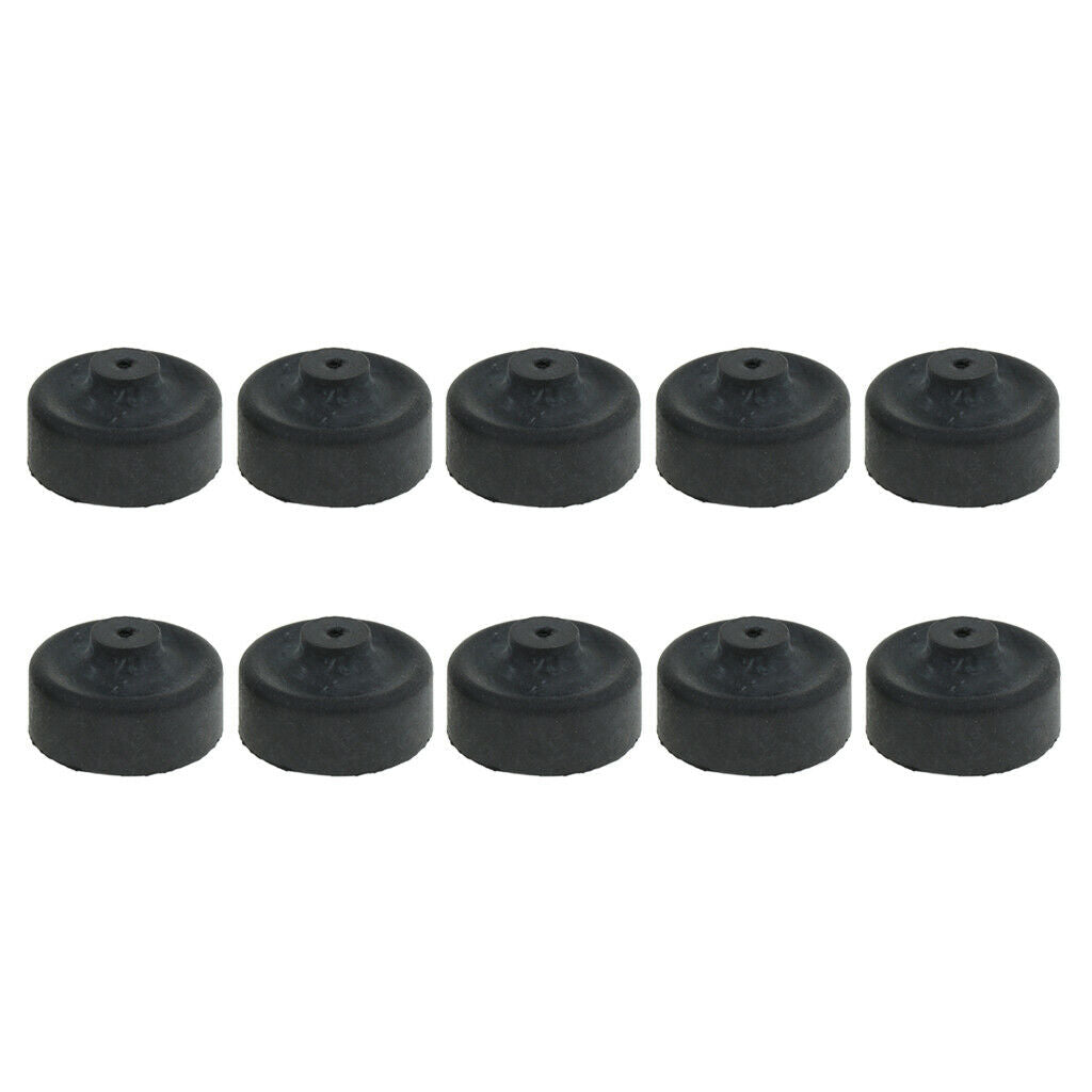 20Pcs Rubber Oxygen Pump Air Tube Hose Aquarium Fish Tank Suction Cup Black