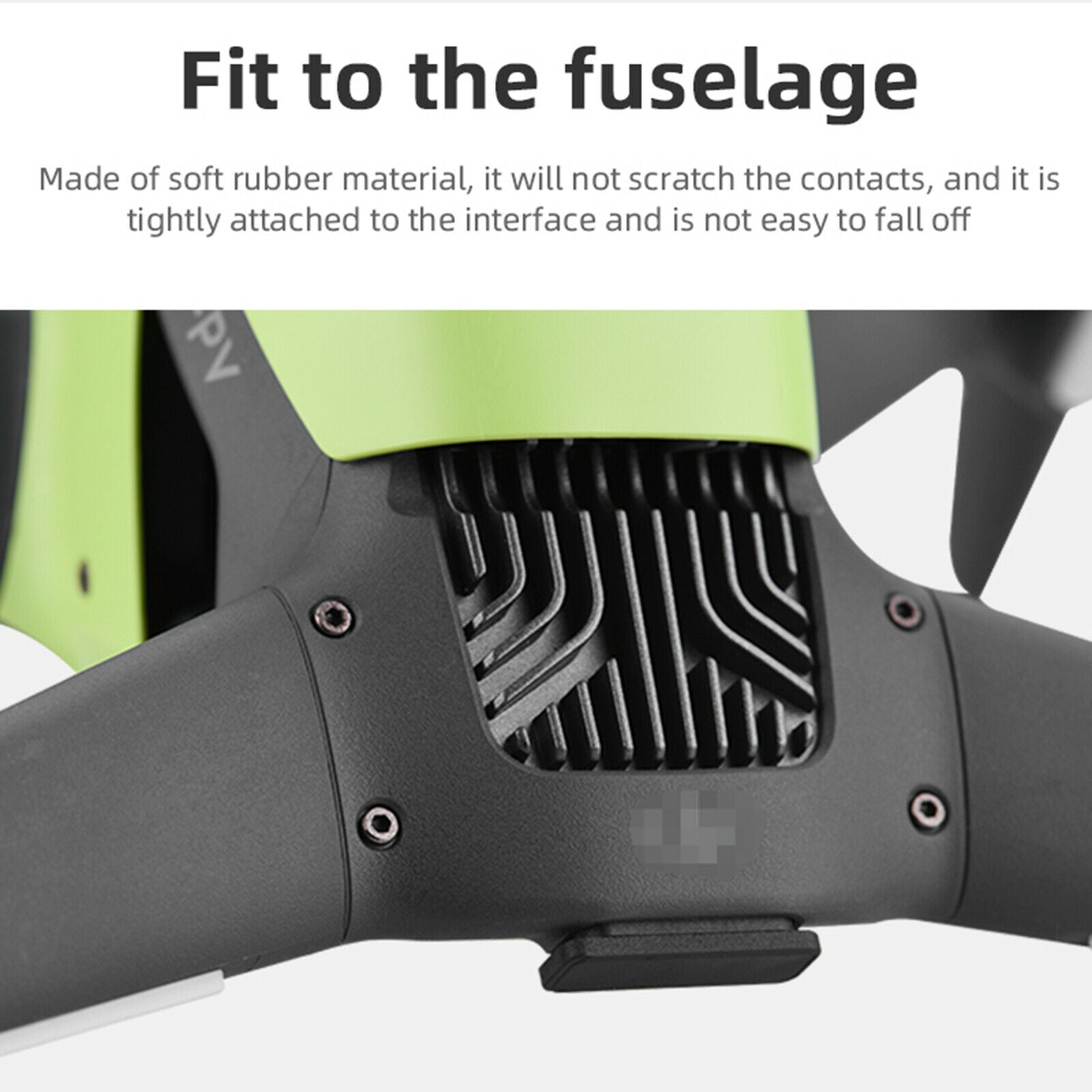 Battery Port Dust Cover Plug Protection Cover for DJI FPV Combo Parts Black