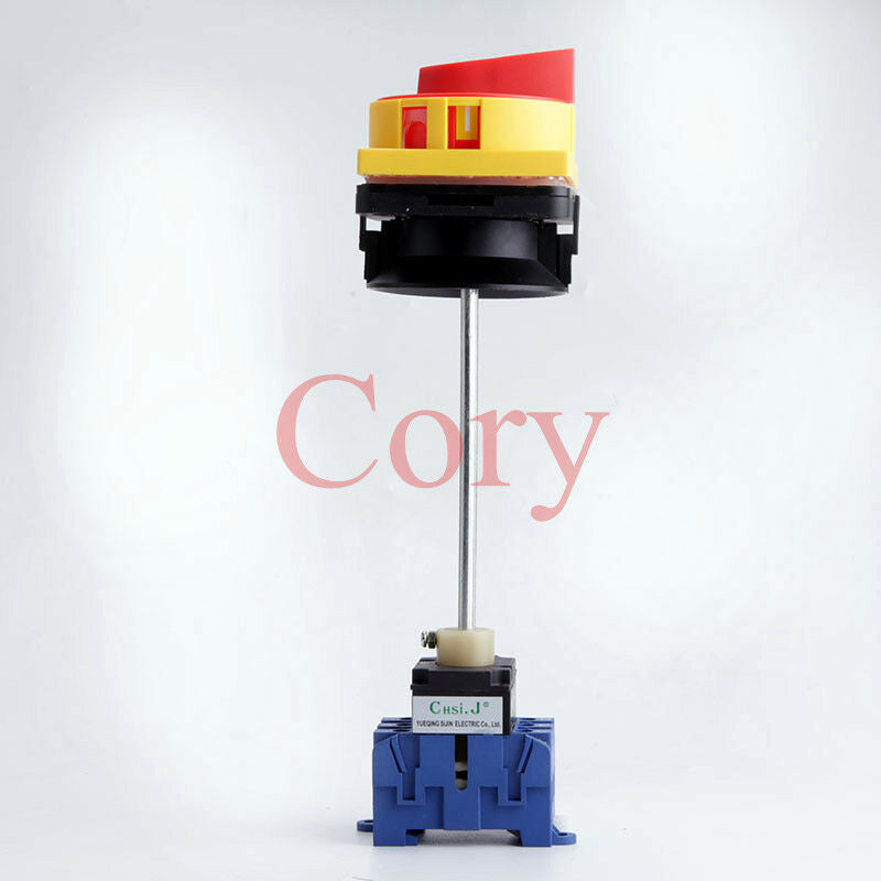 1pcs Rotary Changeover load break Switch 6 Terminals ON/OFF 32A Extension Rod
