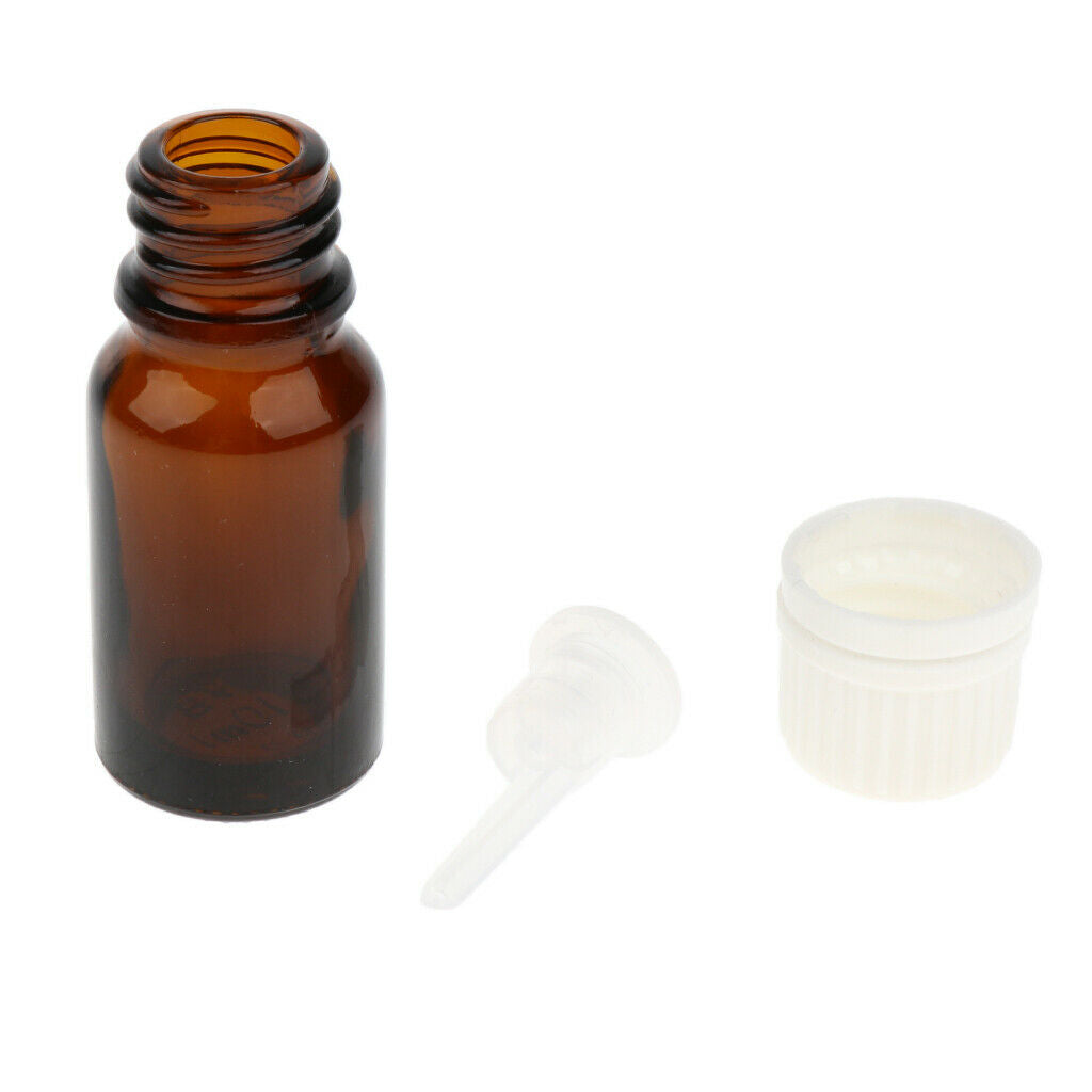 12 Pieces Essential Oils Glass Bottles With Orifice Reducer Dropper 10ml