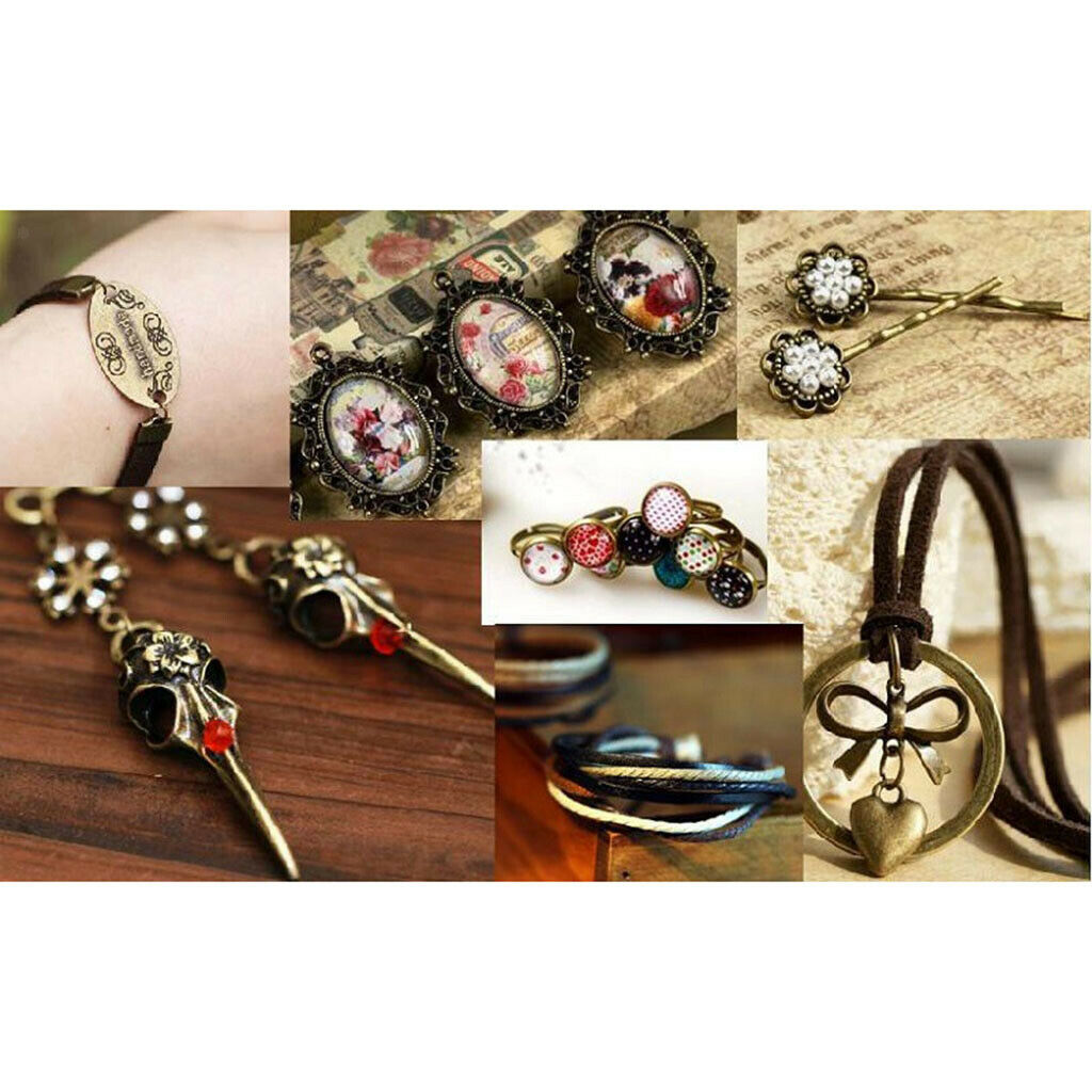 50x Metal Necklace Pendant Butterfly Assorted Bracelet Jewelry Making Charms