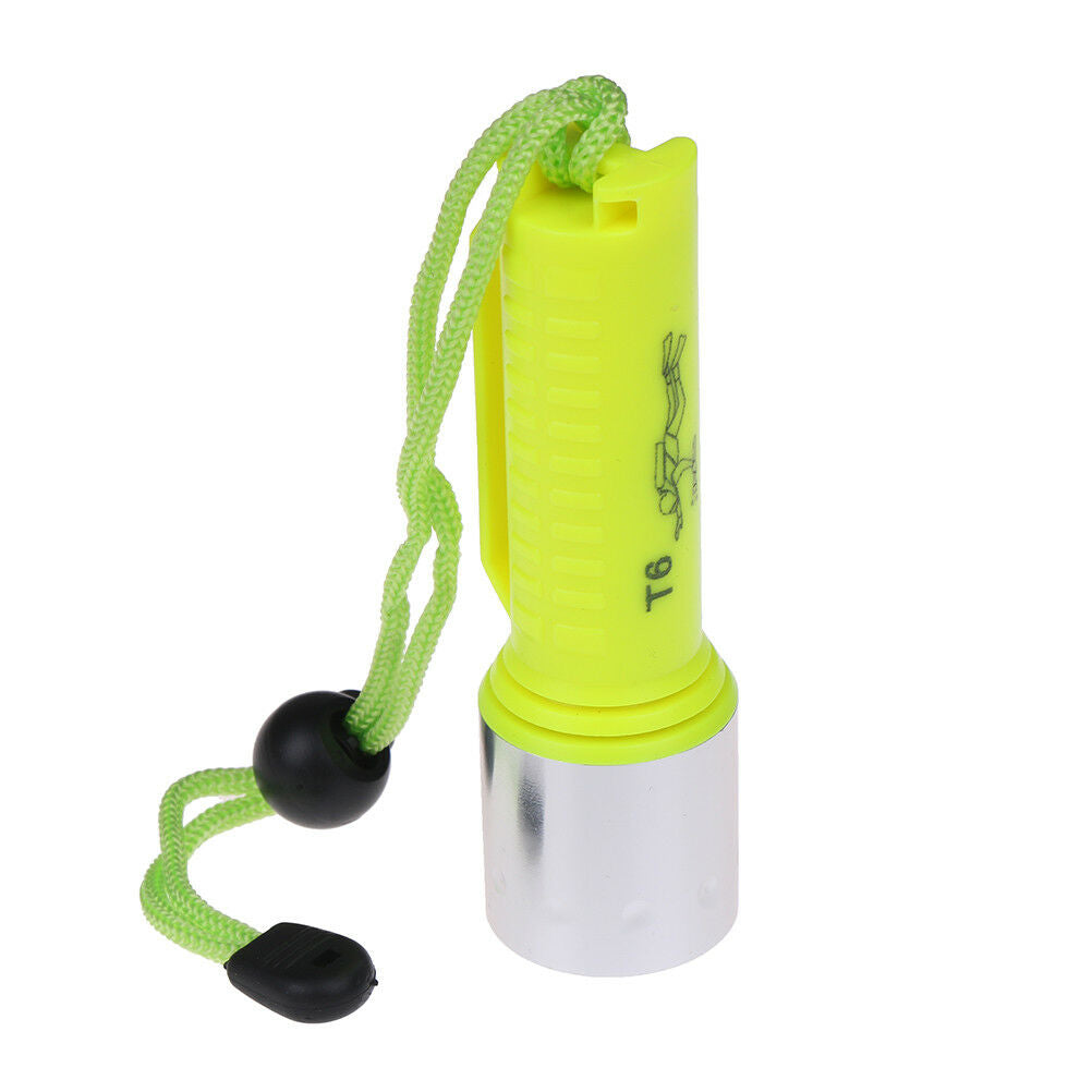 50000LM Underwater 50M T6 LED Diving Flashlight Torch Lamp Waterproof Light DD