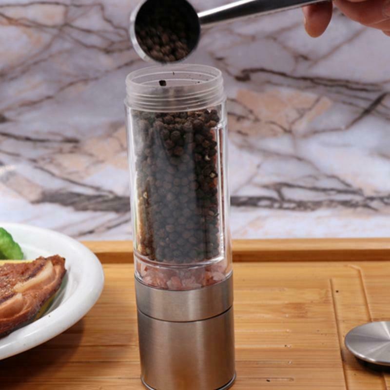 Manual Grinding Pepper Salt Mills Grinder Durable Kitchen Seasoning Tools