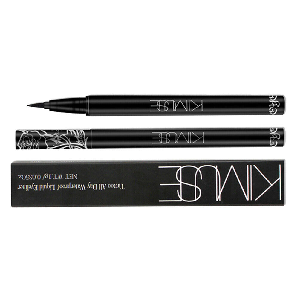 Waterproof Liquid Eyeliner Pen Long Last Makeup Eye Liner Definer Black Thick