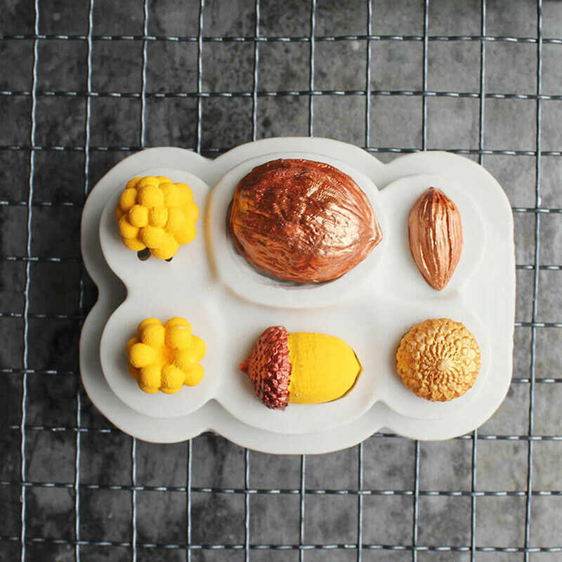 Nut Silicone Mold Fondant Mould Chocolate Mold Baking Cake Decorating Mou.l8