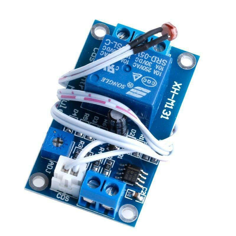 DC 12V Module Photoresistor Relay Light Detection Sensor Light Control Switch