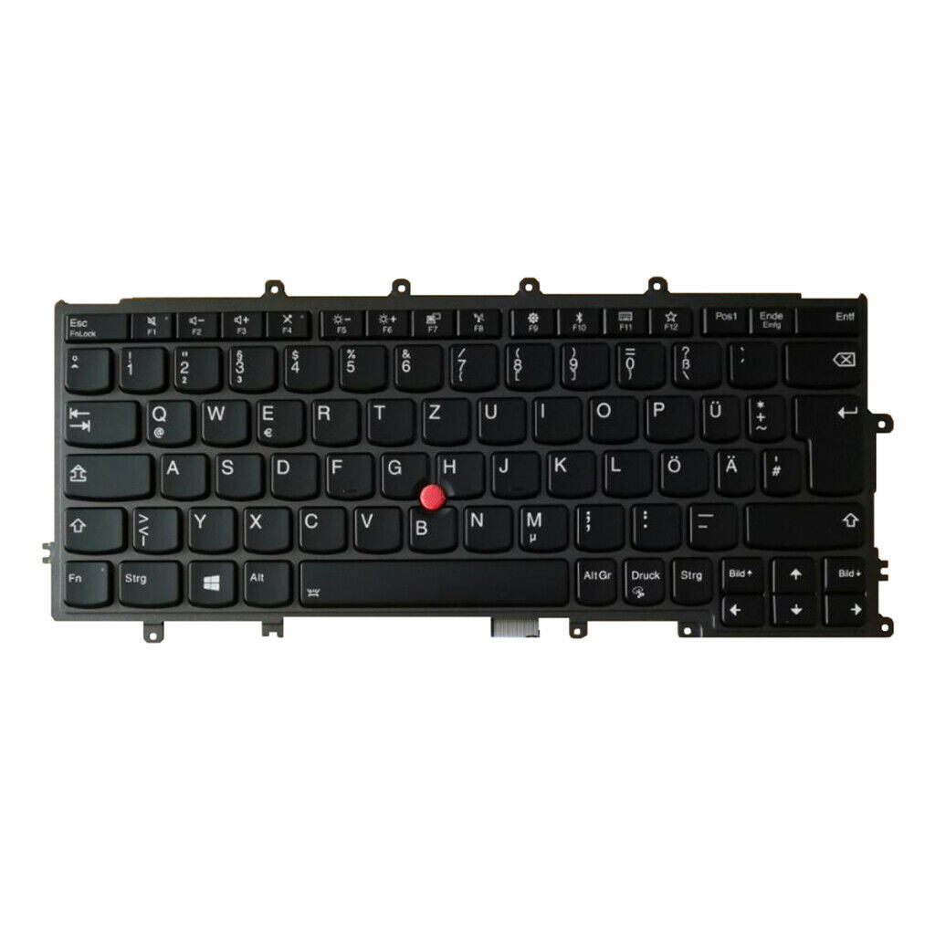 New Keyboard Backlight GER Layout for Lenovo Thinkpad X250 Series Black