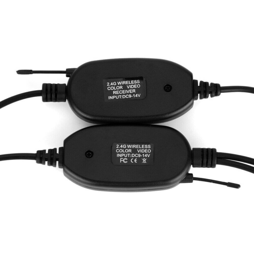 2.4GHz Wireless RCA Video Transmitter and Receiver for Car rear view Camera DVD