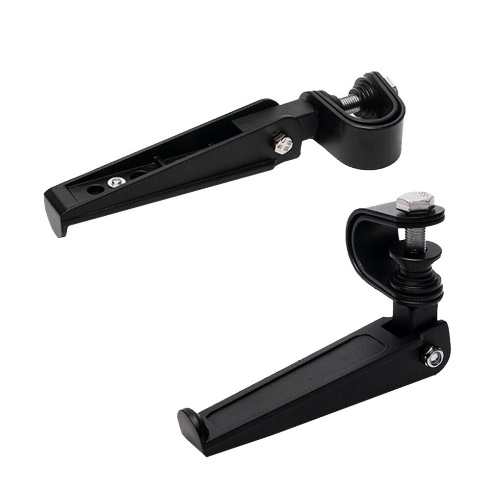 2 Pieces Foldable Motorway Motorcycle Clamps on The Footrests for Yamaha