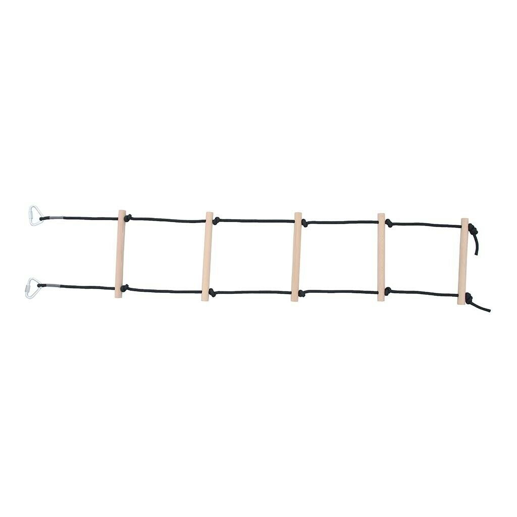 Kids Indoor Outdoor Climbing Rope Ladder with 2 Metal Hooks Fun Play Games