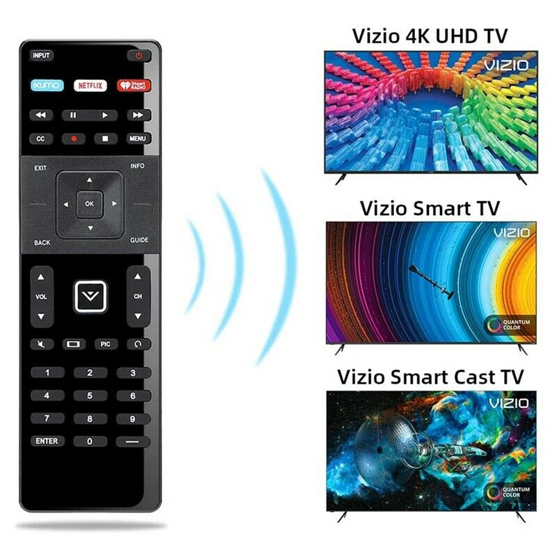 XRT122 Remote Control,Replacement Remote for Vizio TV TV D39H-D0/D390/D50U-D1/R9