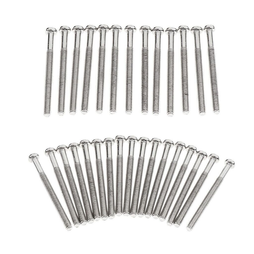 30x Guitar Double Coil Pickup Screws Fix Adjust Height Luthier Tools