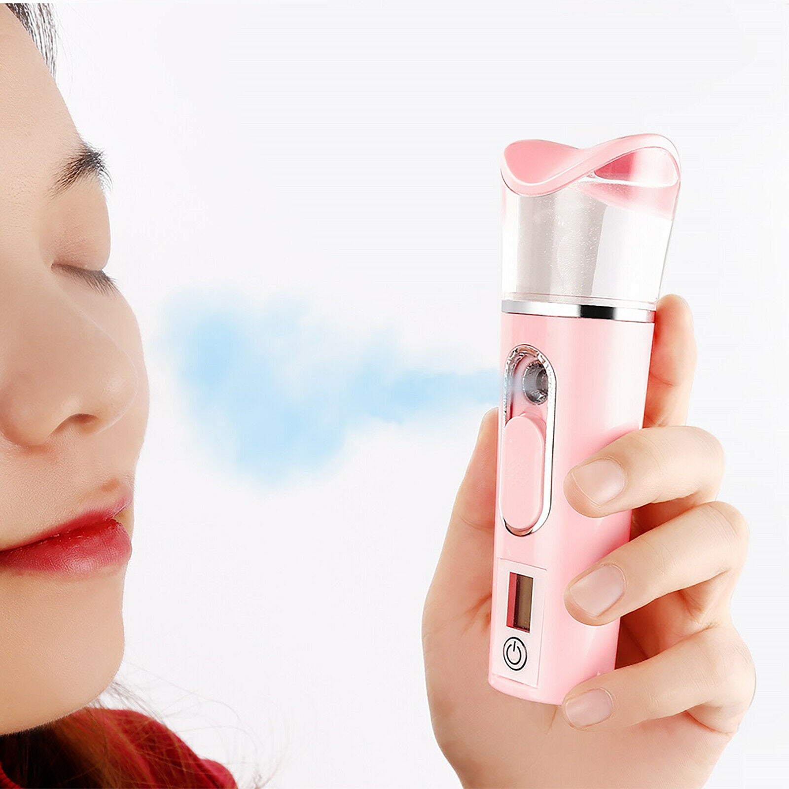 Nano Facial Mister Portable Face Mist Sprayer Handy Steamer Humidifier @