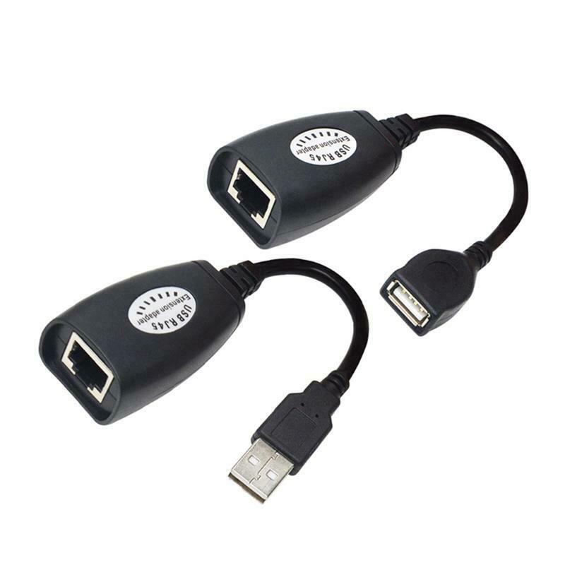 USB2.0 to Rj45 Ethernet Wire Extension Adapter Signal Extender Amplifier