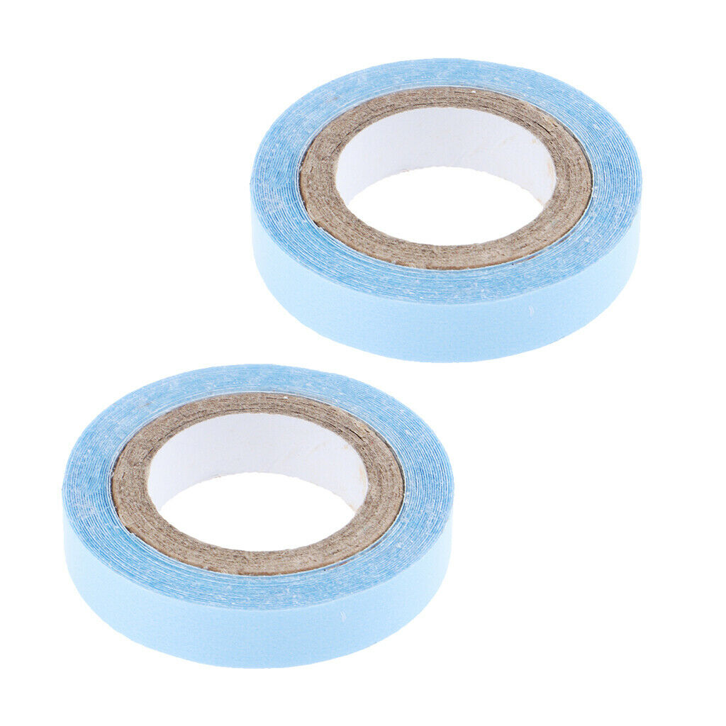 2Pcs Replacement Self-adhesive Tape for Skin Weft Hair Toupees Beards and Wigs
