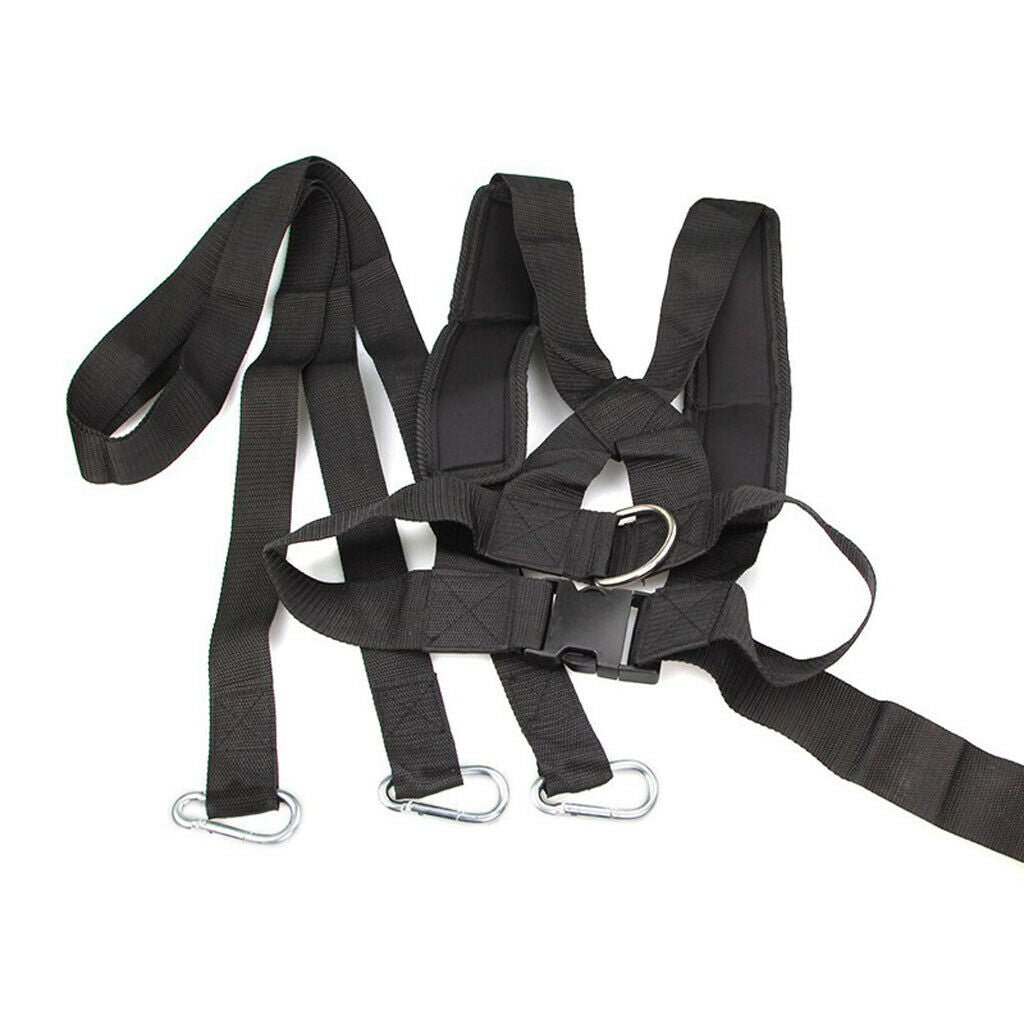 Sled Pulling Strap Resistance Belt Workout Physical Training Gym Exercise