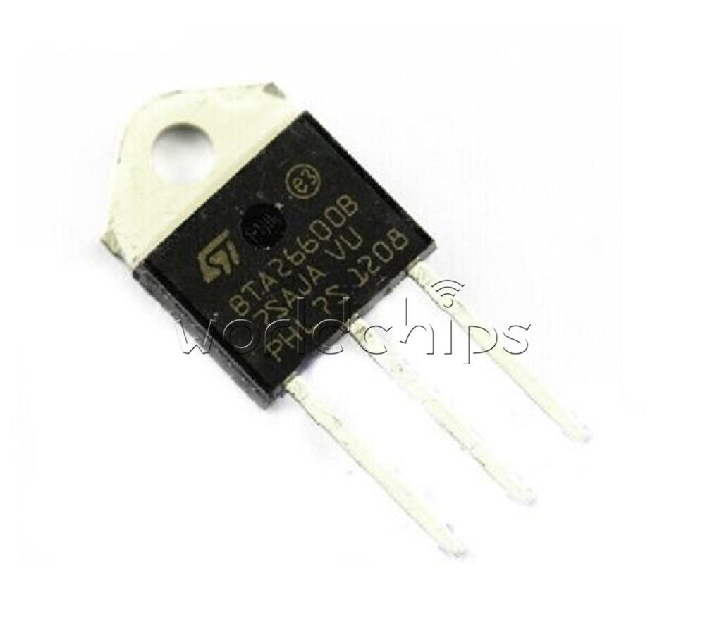 10PCS BTA26-600B TRIAC BTA26600B STM TOP-3L New