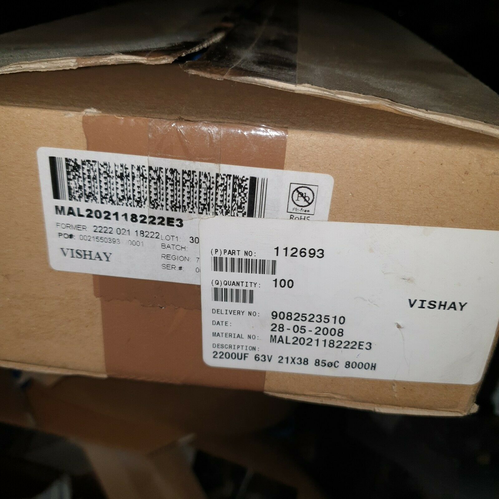 8pcs NEW BC 021 AXIAL 2200UF 63V LONG LIFE CAPS FOR HI END AUDIO !