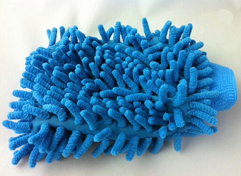 Easy Microfiber Car Kitchen Household Wash Washing Cleaning Glove Mit .l8