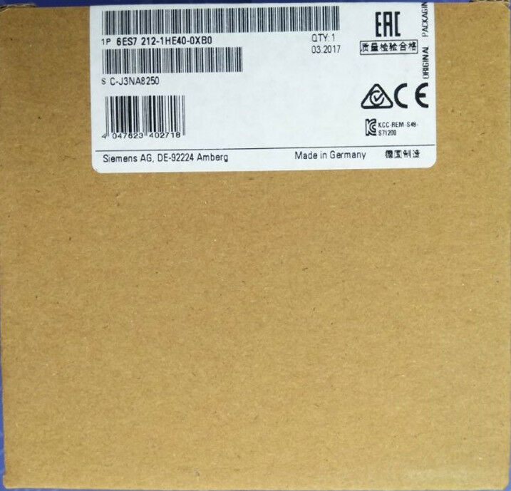 1Pc Siemens 6ES7212-1HE40-0XB0 6ES7 212-1HE40-0XB0 New in box