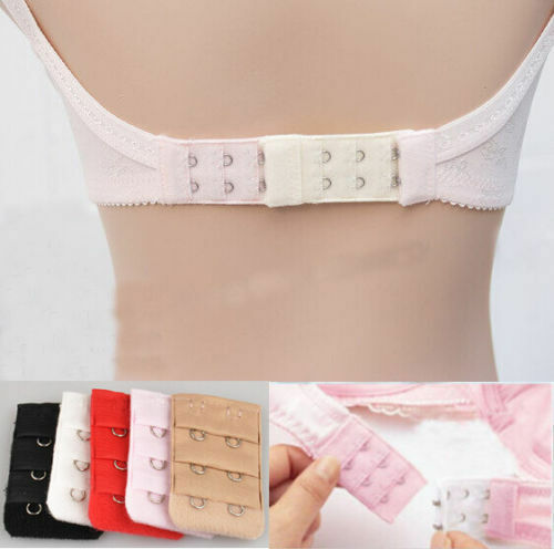 5PCS Women Ladys Bra Extender Strap Extension 2-Hooks Bra Sets Accessories - AU