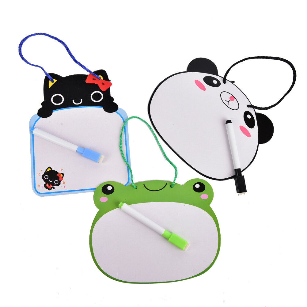 Whiteboard Dry Wipe Board rIni Drawing White board Hanging Board With Marker  SJ