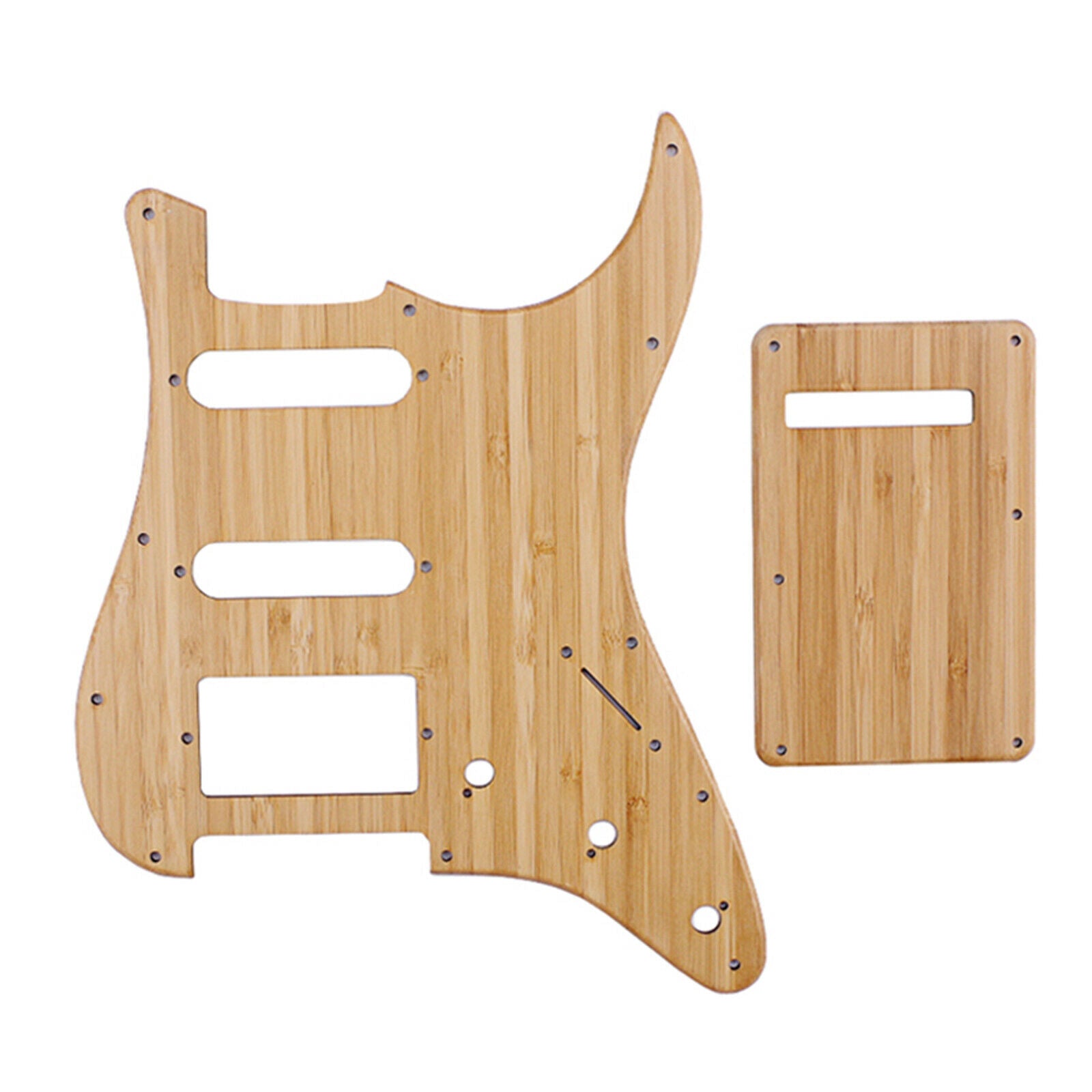 Bamboo Pickguard Scratch Plate & BacK Plate fits ST Acoustic Guitar Parts