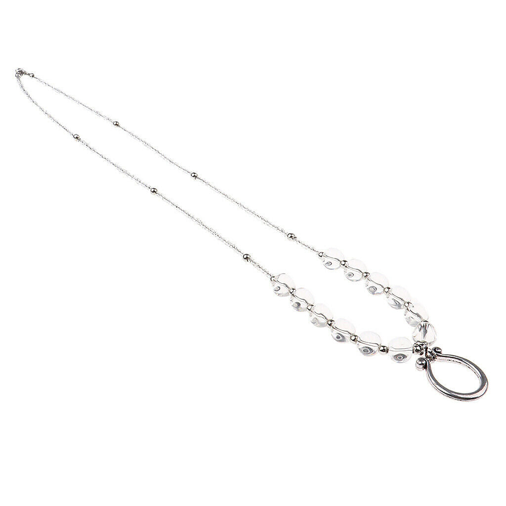 Crystal Beaded Glasses Chain Holder Sunglasses Necklace Retainer Loop Jewelry