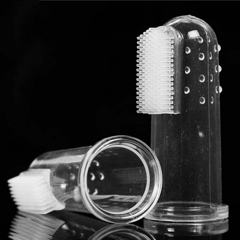5x Soft Finger Toothbrush Pet Dog Oral Dental Clean Teeth Care Hygiene Bru.l8