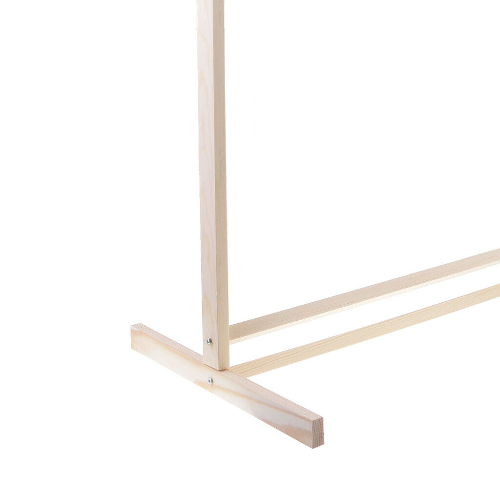 Prettyia 1/3 1/6 BJD Wooden Garment Rack Organizer For