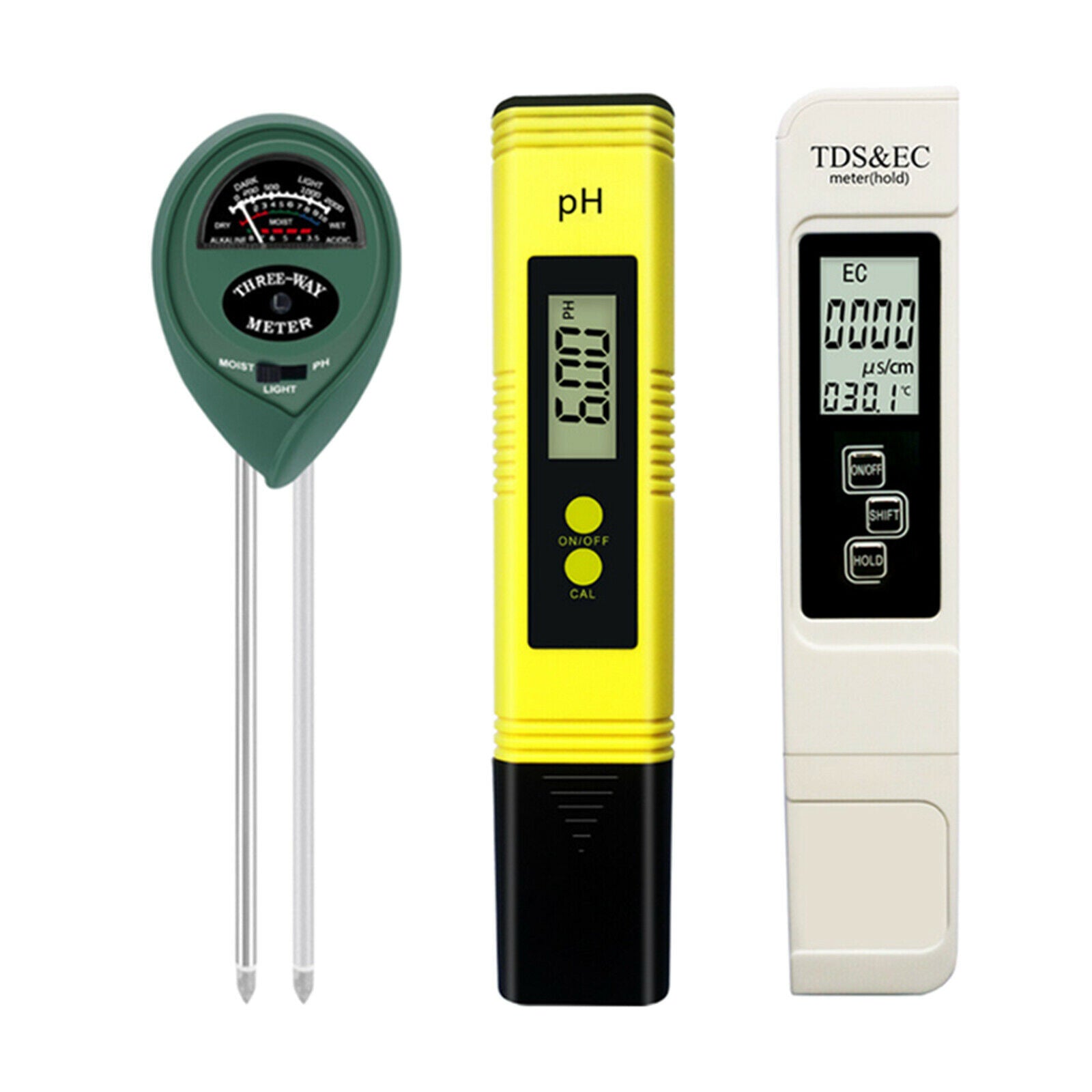 Digital PH Meter Soil PH Tester 0-14 PH Spas Other Water Systems Plants Lawn