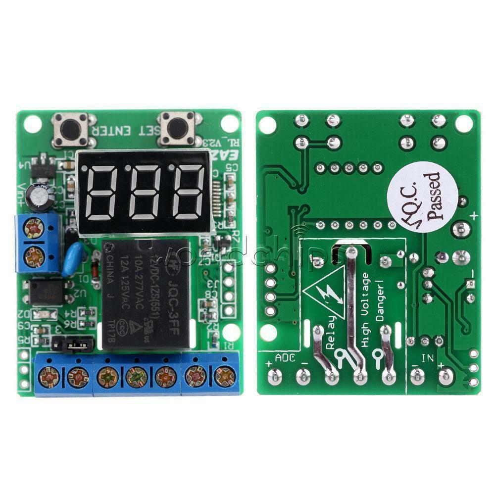 DC 12V Counting Cycle Timer Control Delay Relay Module Voltage Detection