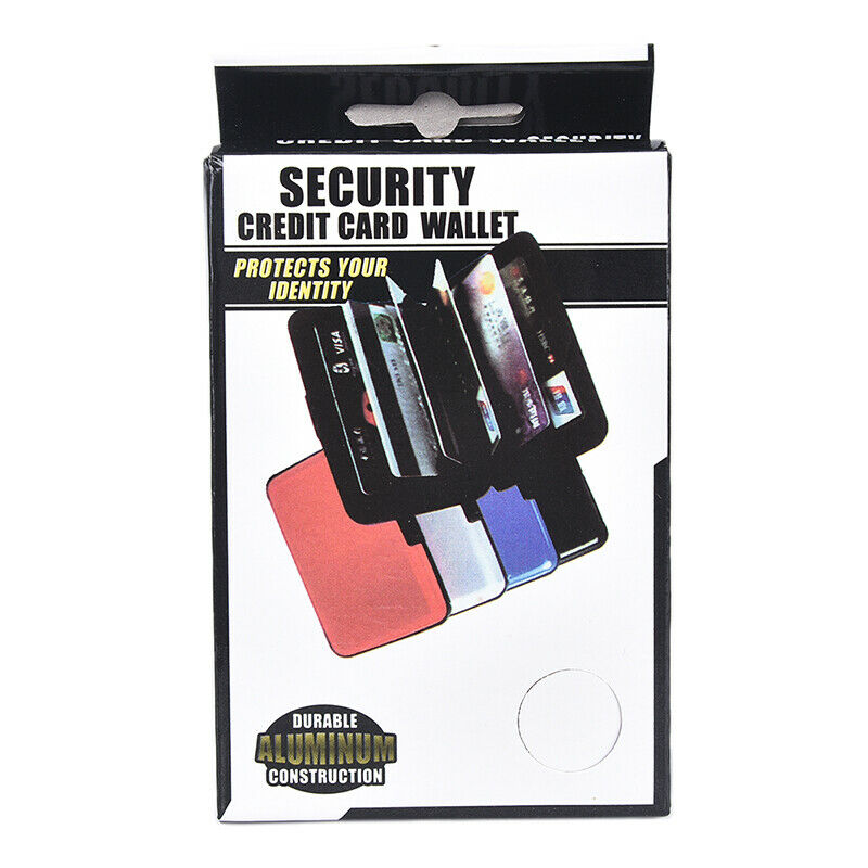 Waterproof Case Box Business ID Credit Card Wallet Holder Aluminum Metal Poc_DD