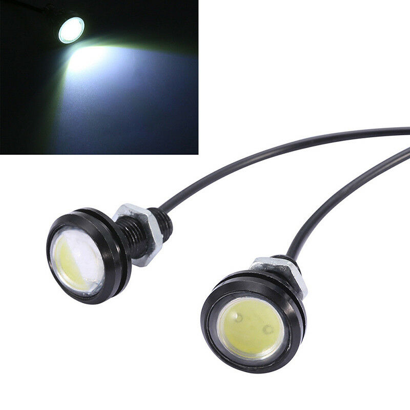 2X 18W Eagle Eye Lamp Daylight LED DRL Fog Daytime Running Car Light Tail GwDFA
