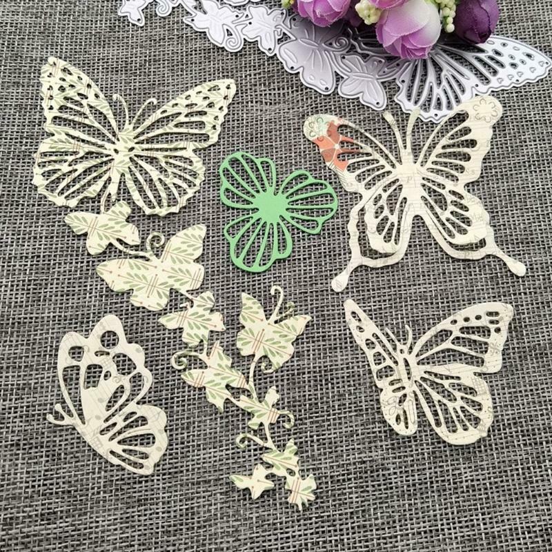 Butterfy Metal Cutting Dies Stencil DIY Scrapbooking Album Paper Card Template