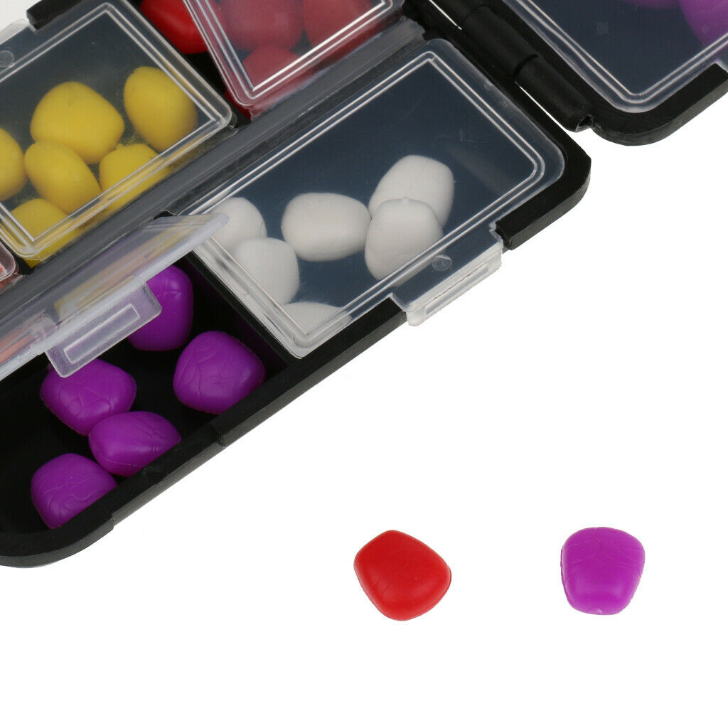MagiDeal 60pcs Soft Artificial Corn Flavor Carp Bream Bait Fishing Lure