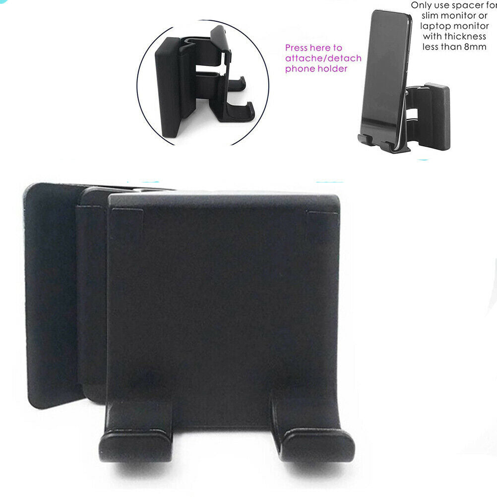 Phone Stand Fixed Clip Laptop Desktop Notebook Screen Side Phone Holder Bracket