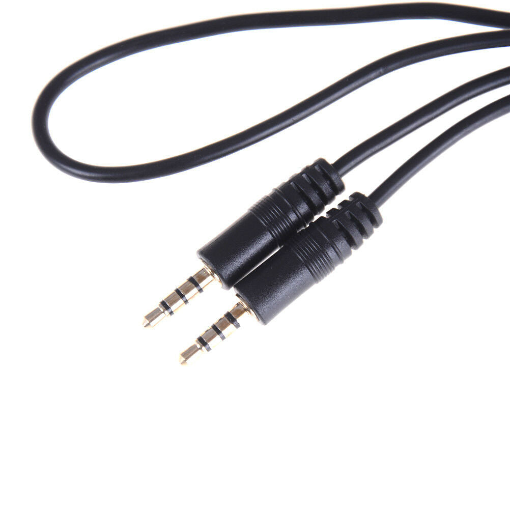 3.5mm 1M 4 Pole Jack Male To Male Earphone Headphone Audio Extension Cabl.l8