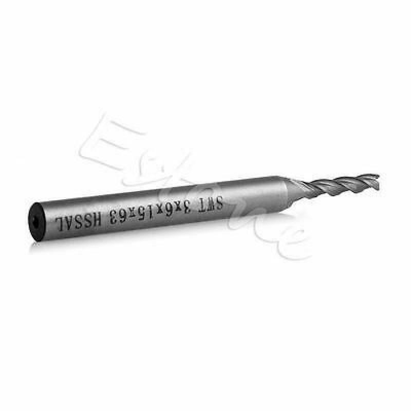 Extra Long 3mm 3 Flute HSS & Aluminium End Mill Cutter CNC Bit Extended