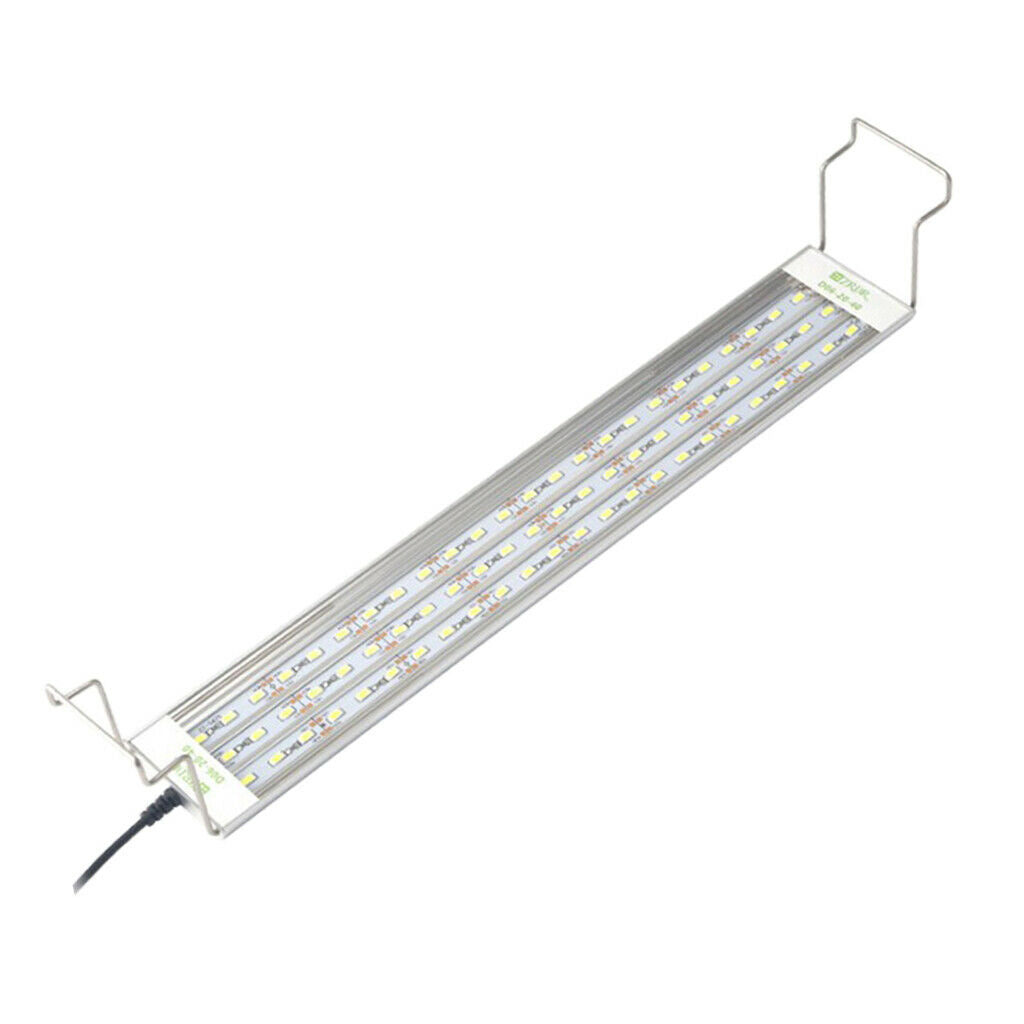Aquarium Light Full Spectrum Lamp Extendable Bracket for 12-18" Fish Tank EU