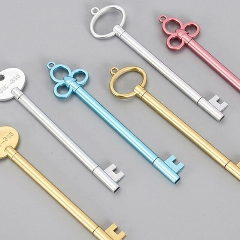 6Pcs/lot Keys Design Pen Stationery Pens Office School Supplies Stationary Gifts