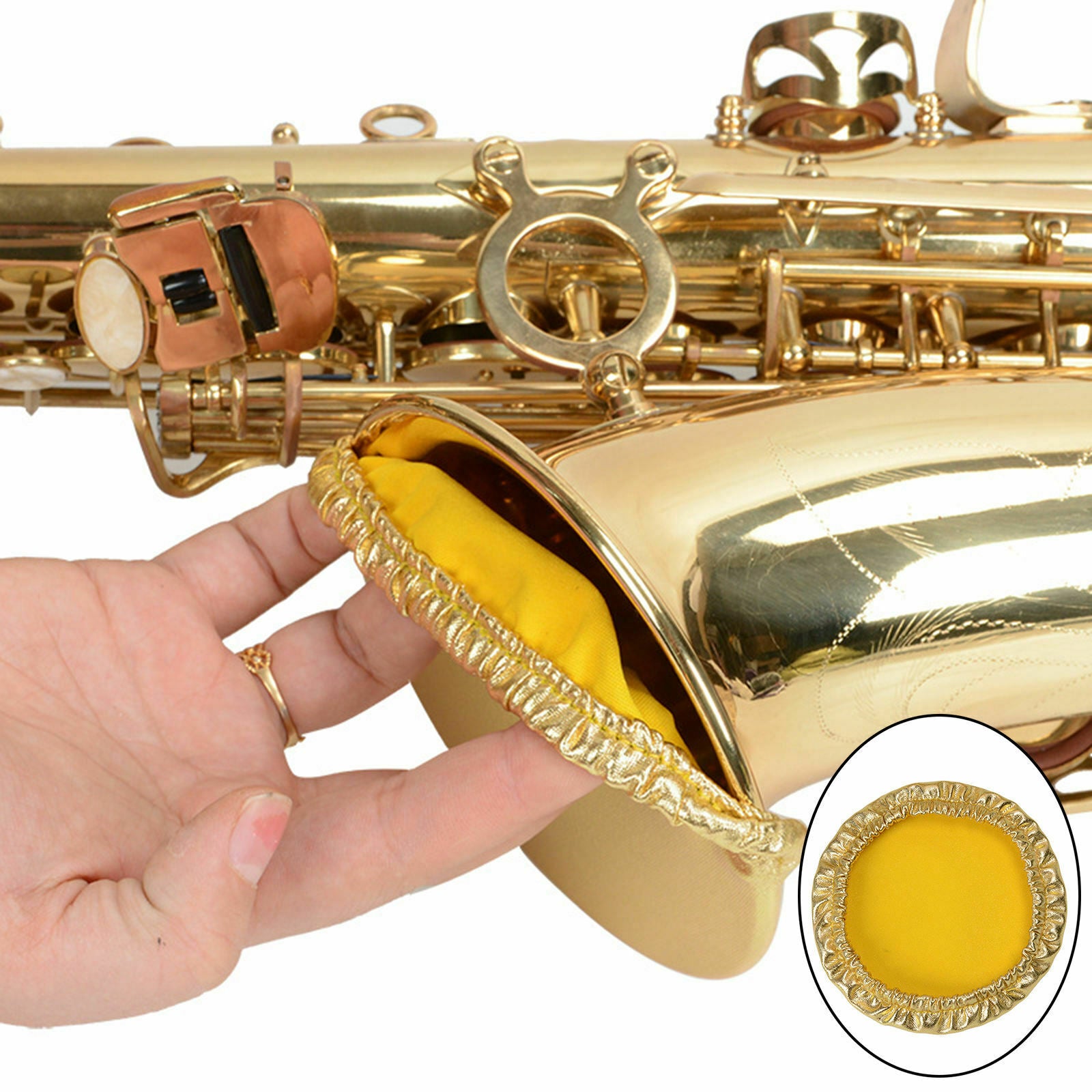 1PC Saxophone Bell Cover Bell Cover Dustproof Noise Reduction for Trombone S