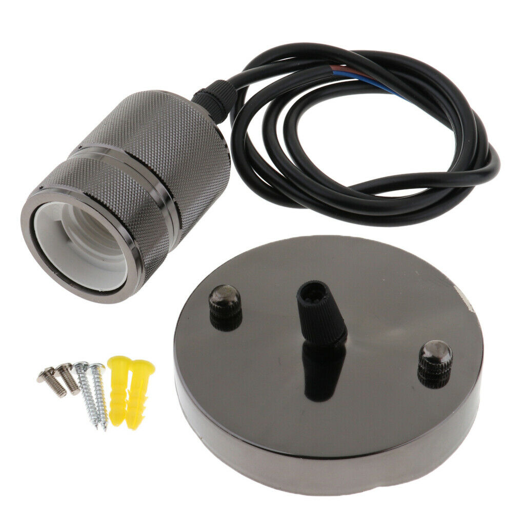 E27 Lamp Socket Light Fixture Replacement Industrial Style 110-240V 60 Watt 06