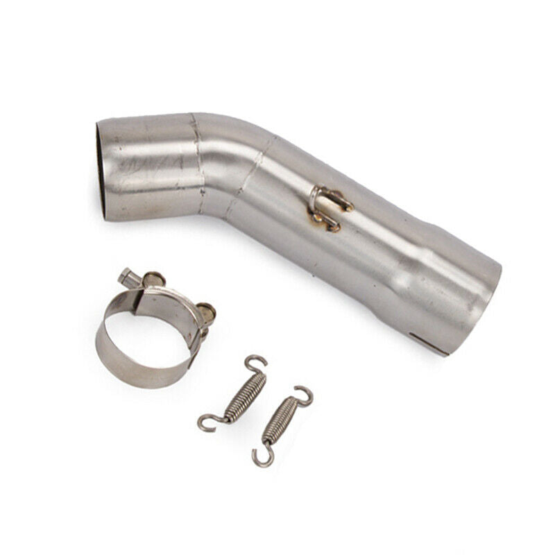 fit for FZ8 FZ8N Exhaust Motorcycle Bikes 51mm Dia Mid Link Pipe Stainless Steel