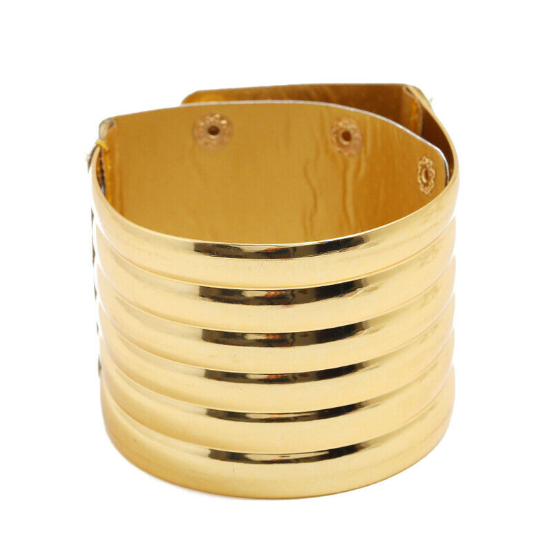 African Gothic Wide Bracelet Sexy Leather Charm Bangle Wristband Jewelry