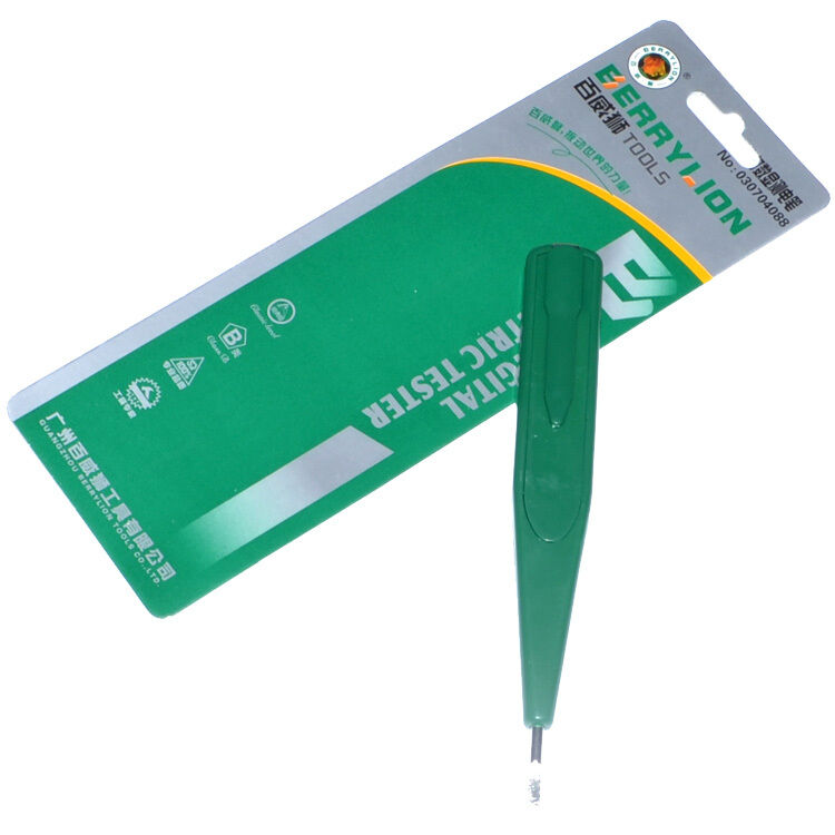 Digital Voltage Detector Pen+Light Indicator AC/DC 500V Electric Test Pencil