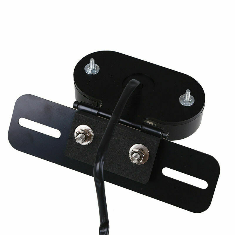 Motorcycle License Plate Holder Rear Brake Stop Tail Light LED Universal Fit BMW