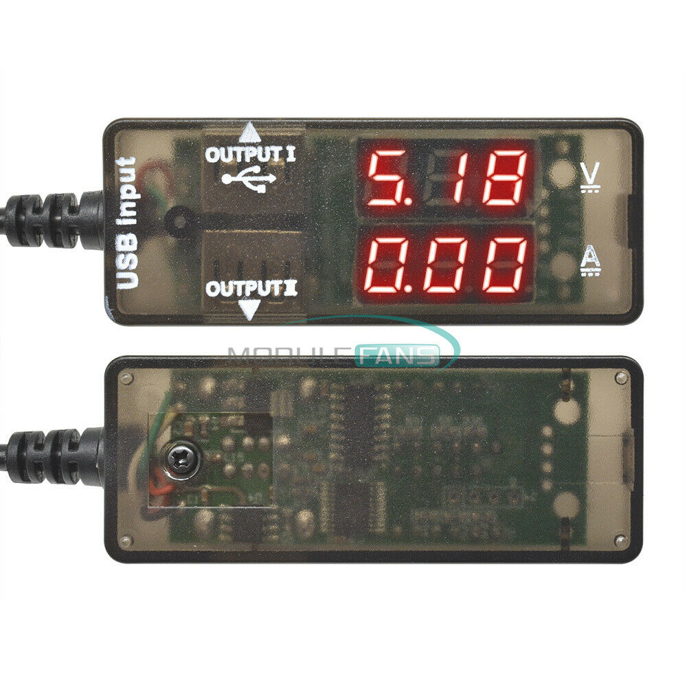 LED Red USB Charger Doctor Voltage Current Meter Tester Power Detector Cable