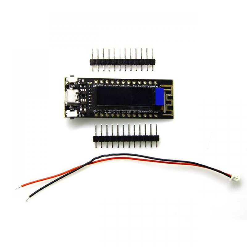 Arduino Iot Board Esp8266 Wifi Chip 32Mb Flash Memory Module + 0.91 Inch Oled
